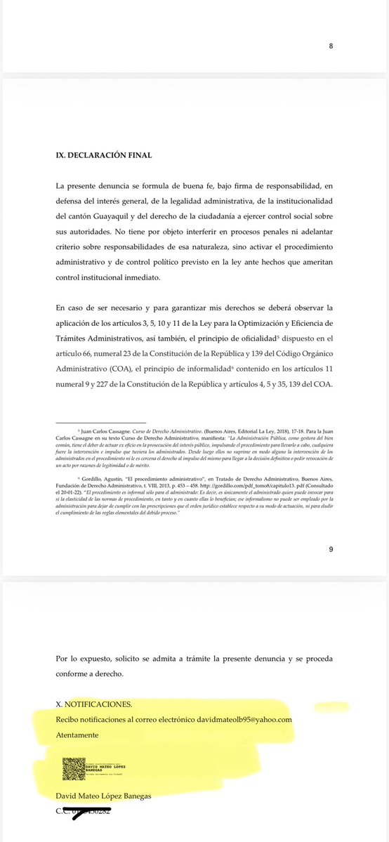 Guayaquil, con más de 3 millones de habitantes.. y quien pide la remoción es alguien que ni vive ni vota aquí 😂

El Abg. David López, que vive en Quito y vota en Cuenca, aparece impulsando esto contra Guayaquil y su Alcalde, Aquiles Alvarez.

Que no te vendan esto como algo