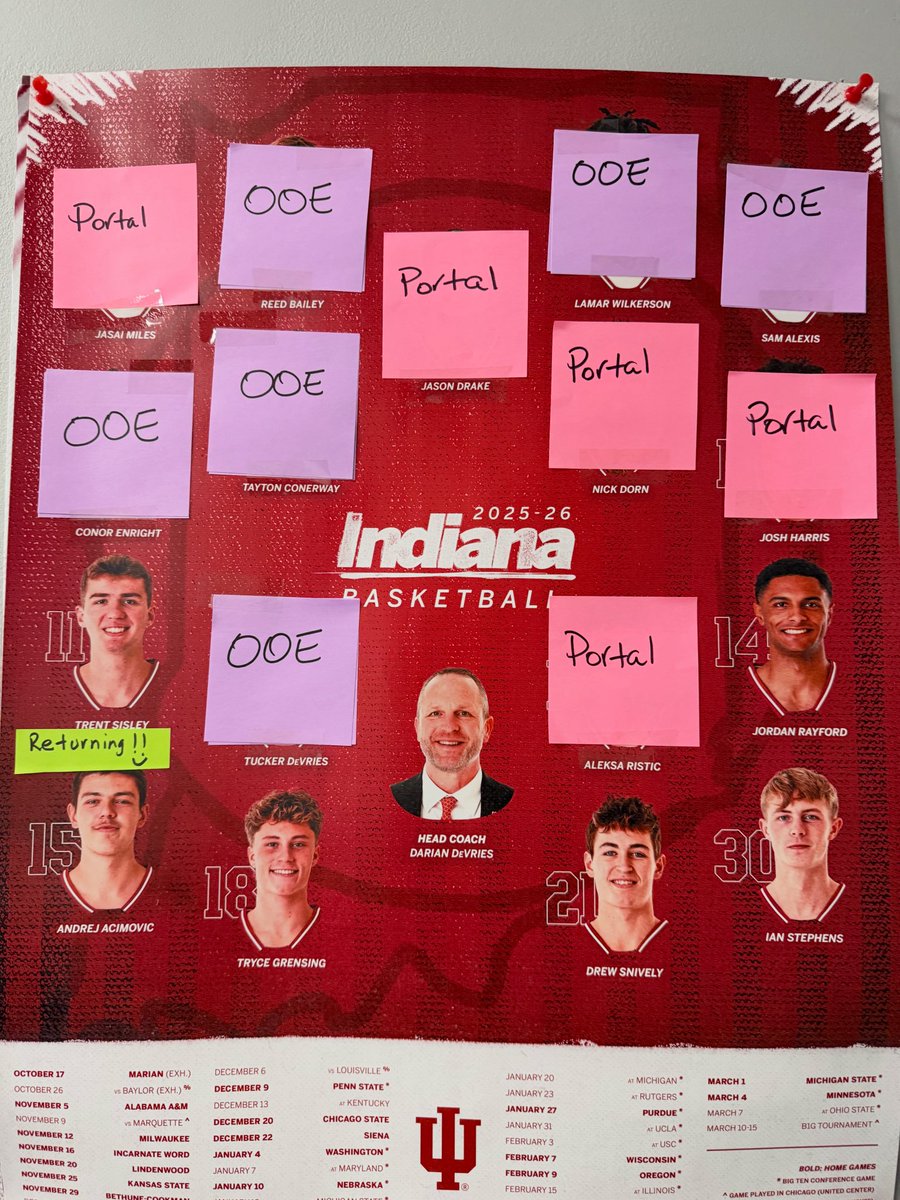 jennifer40iu's tweet image. 4-9-26 Update: 

Nick Dorn- Transfer Portal 

#iubb