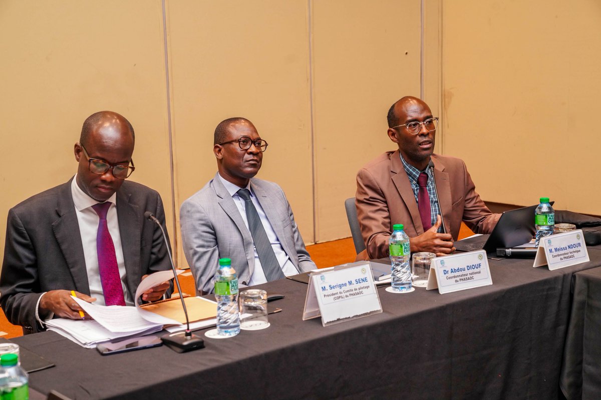 statsenegal's tweet photo. Réunion du Comité de pilotage du PHASAOC ce 9 avril 2026 à Dakar.
Bilan 2025 & perspectives 2026
Exécution financière
Validation du PTBA 2026
Une rencontre clé pour renforcer les statistiques en Afrique de l’Ouest et du Centre.
#ANSD #PHASAOC #BanqueMondiale #COPIL
#Statistiques #Gouvernance #Développement #Afrique
