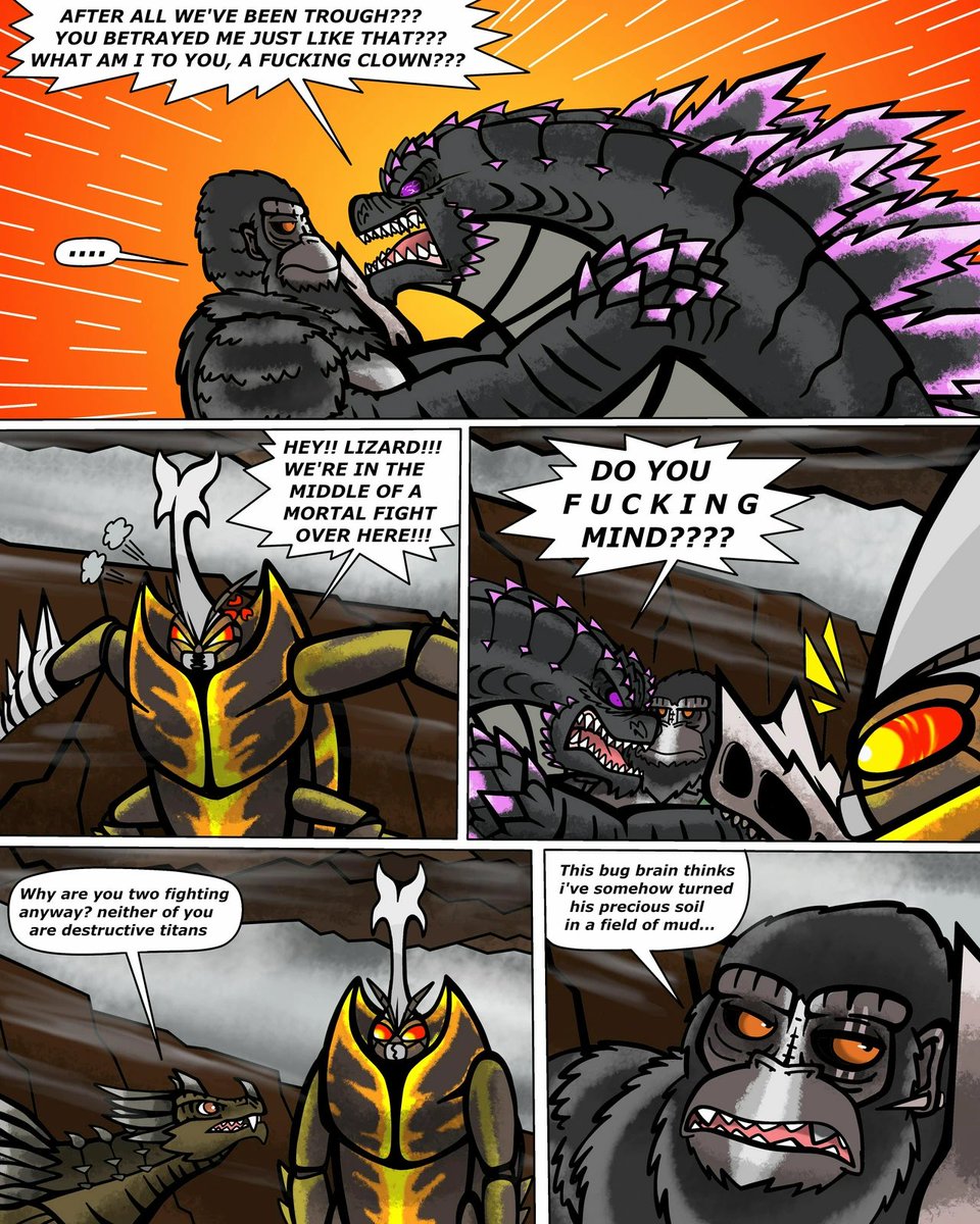 Paulbagnot's tweet photo. #Titanson BACK!! FOURTH CHAPTER (3/3) GOOD READ ^^

#GODZILLAゴジラ #MonsterVerse 
#GodzillaXKongSupernova #MonarchLegacyofMonsters #GodzillaxKong #Godzillafanart #godzillaart #fanfic #titandad #godzillaau #titandadsequel #godzilla #kong #mothra #zilla #angirus #ghidorah #dogora https://t.co/09QdgFDIPp
