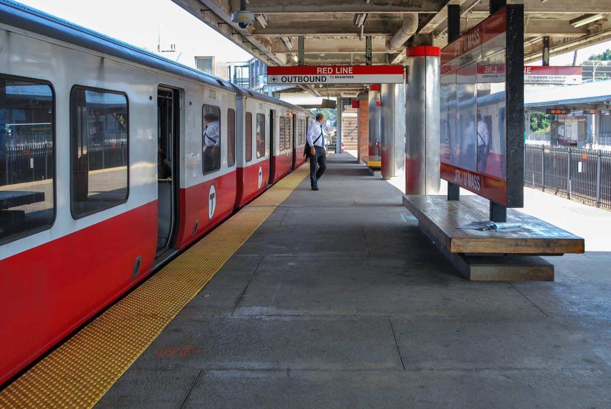 MBTA's tweet photo. Regular Red Line service resumed more than 2 weeks ahead of schedule after critical signal modernization work at Columbia Junction.

These upgrades will improve reliability, reduce delays, &amp; help service recover faster when disruptions happen.

Learn more: https://t.co/gAgNeHfLVW https://t.co/Sw8GC588Bv