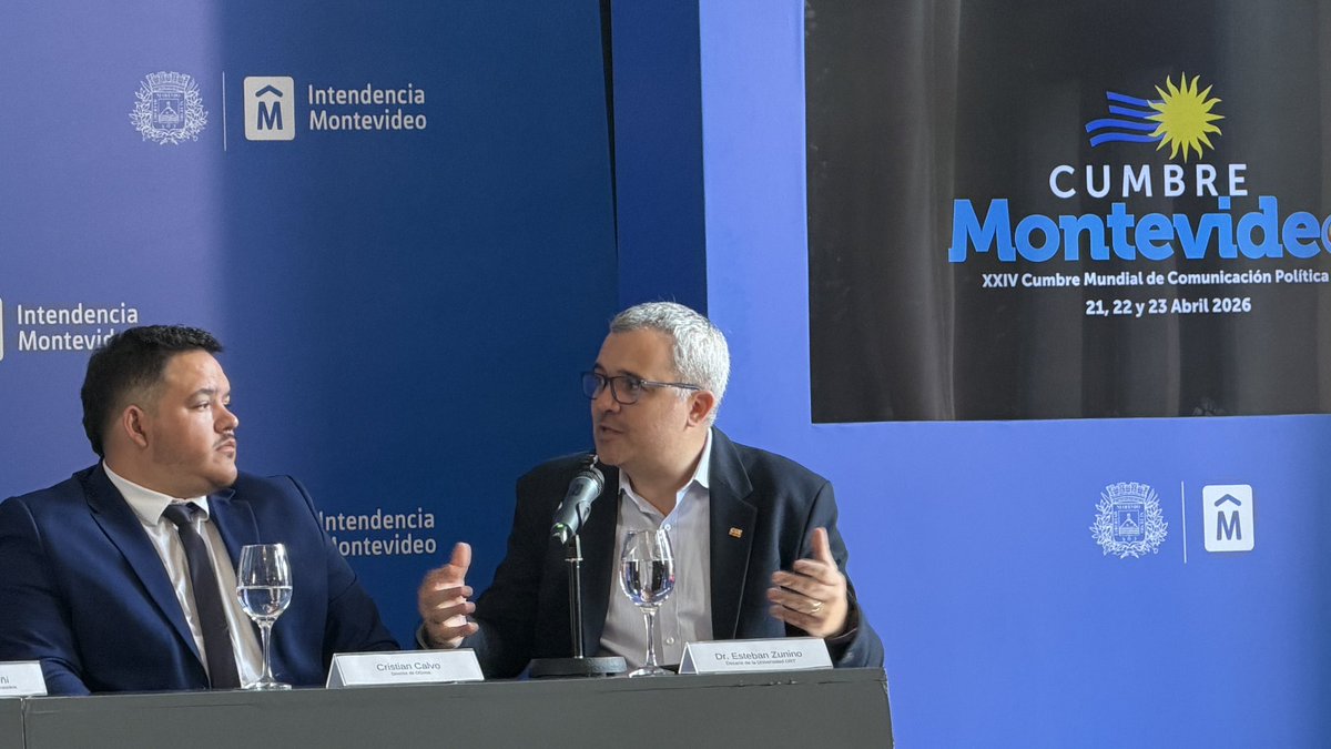 ComunicacionORT's tweet photo. El decano @eazunino participó en la conferencia de prensa de @CumbreCP, que anticipa 3 días centrados en liderazgo, estrategia y comunicación política.

#CumbreMontevideo @UniversidadORT https://t.co/Yasr4nJwpc