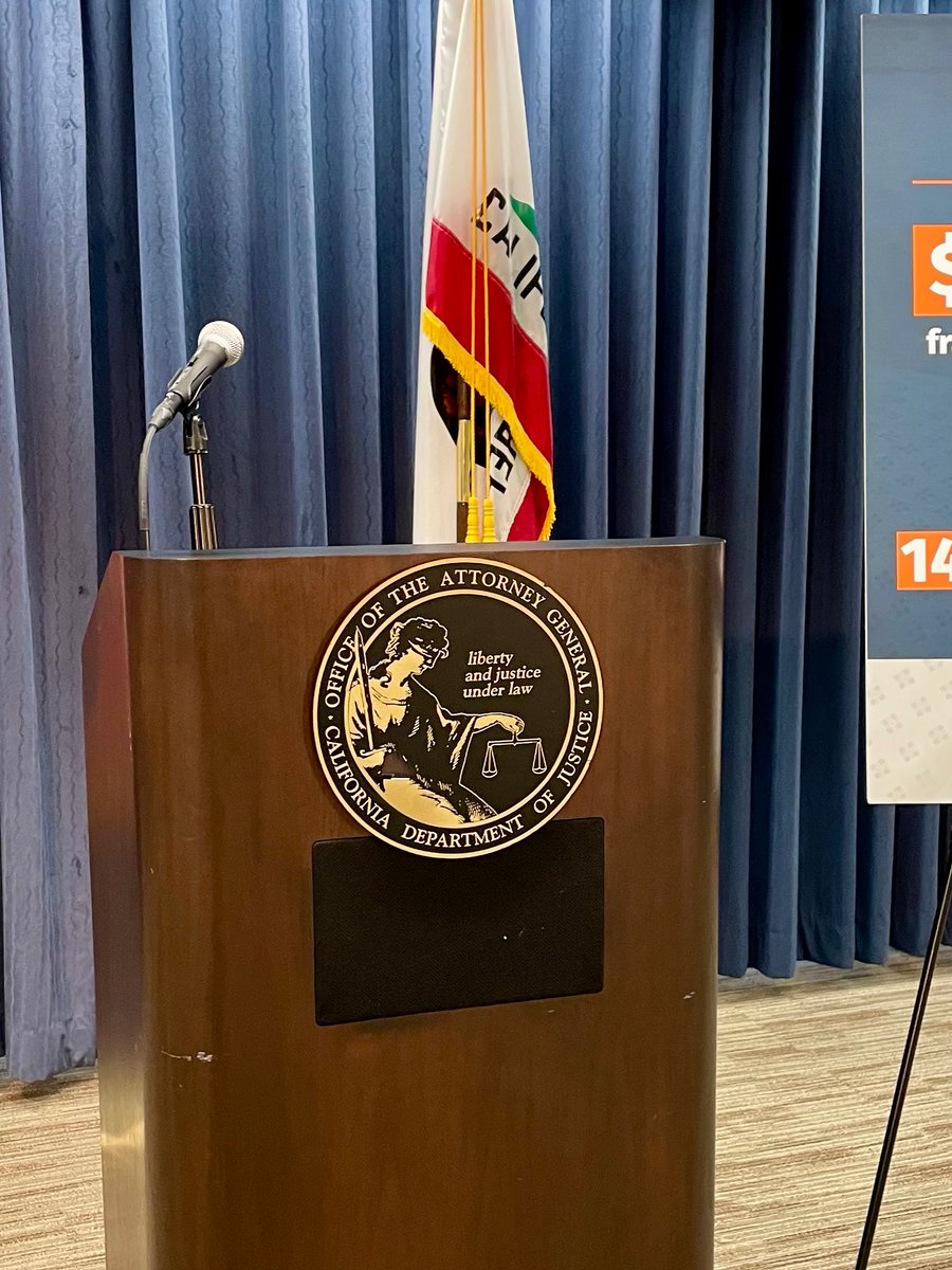 AGRobBonta's tweet image. Today at 11: watch live as I provide an update on a major effort to protect California’s government programs from fraud.

Watch live at oag.ca.gov