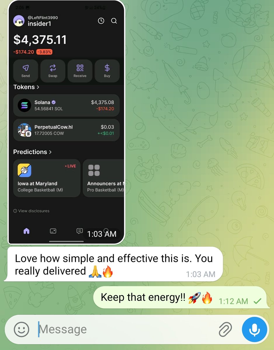 INSIDERWALLET__'s tweet photo. Why struggle alone when you can copy proven moves? 🤔➡️🚀 Copy trading is the edge beginners need. It’s simple, effective, and reliable

#BitcoinRecovery #SolanaEcosystem 
#SolanaCrypto #insiderwallet #memecoins #BTC https://t.co/e31t9kW4kc