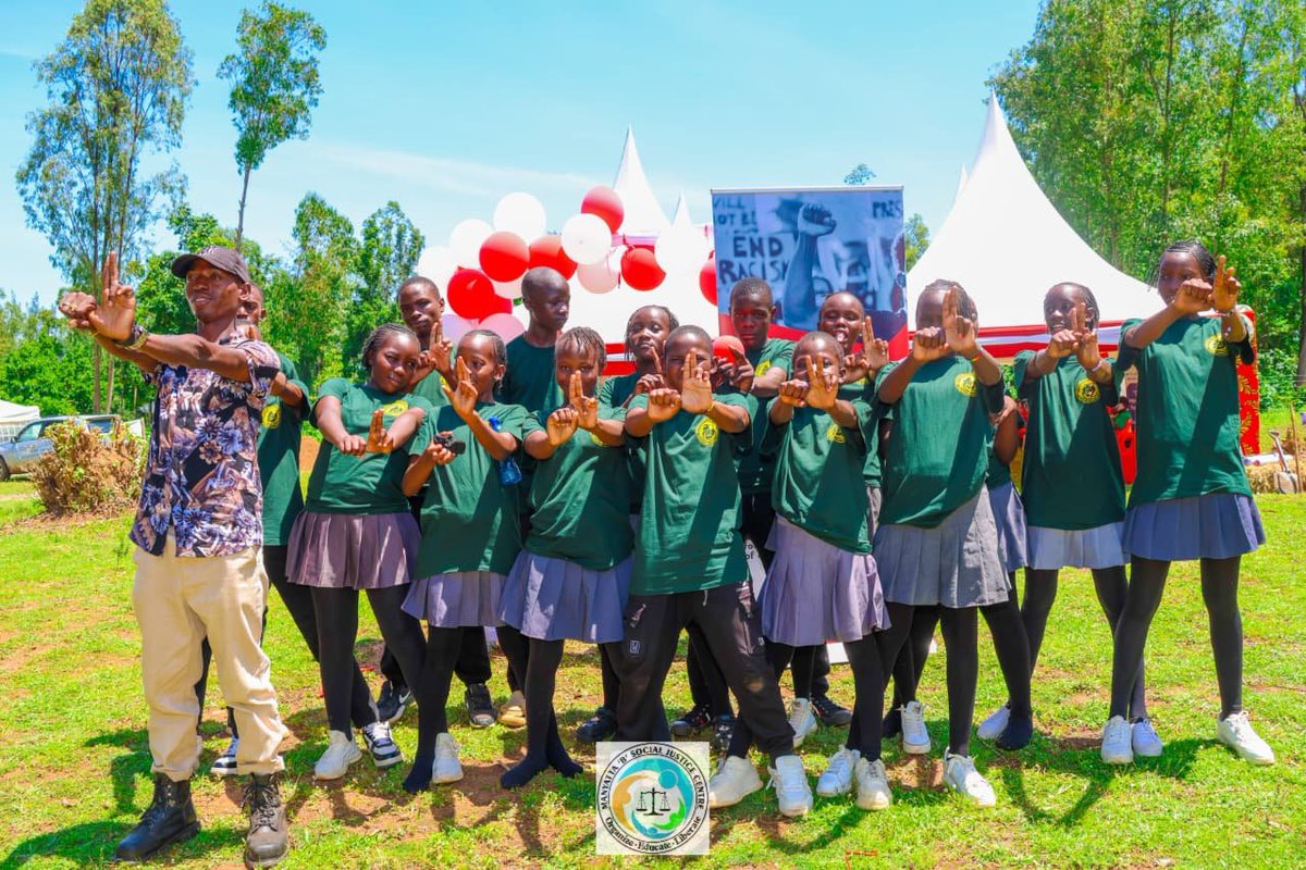 ManyattaBSJC's tweet photo. #UbuntuVillageGroundbreakingEvent
Our Adolescents Dance Crew were on site at the groundbreaking ceremony of the  Social Justice Movement's  Ubuntu Village in Kadawa, Kisumu West Sub-County..... a space for community organizing &amp; HRDs Wellbeing! 
@NLinKenya @social_wg https://t.co/rlGOMOPOaf