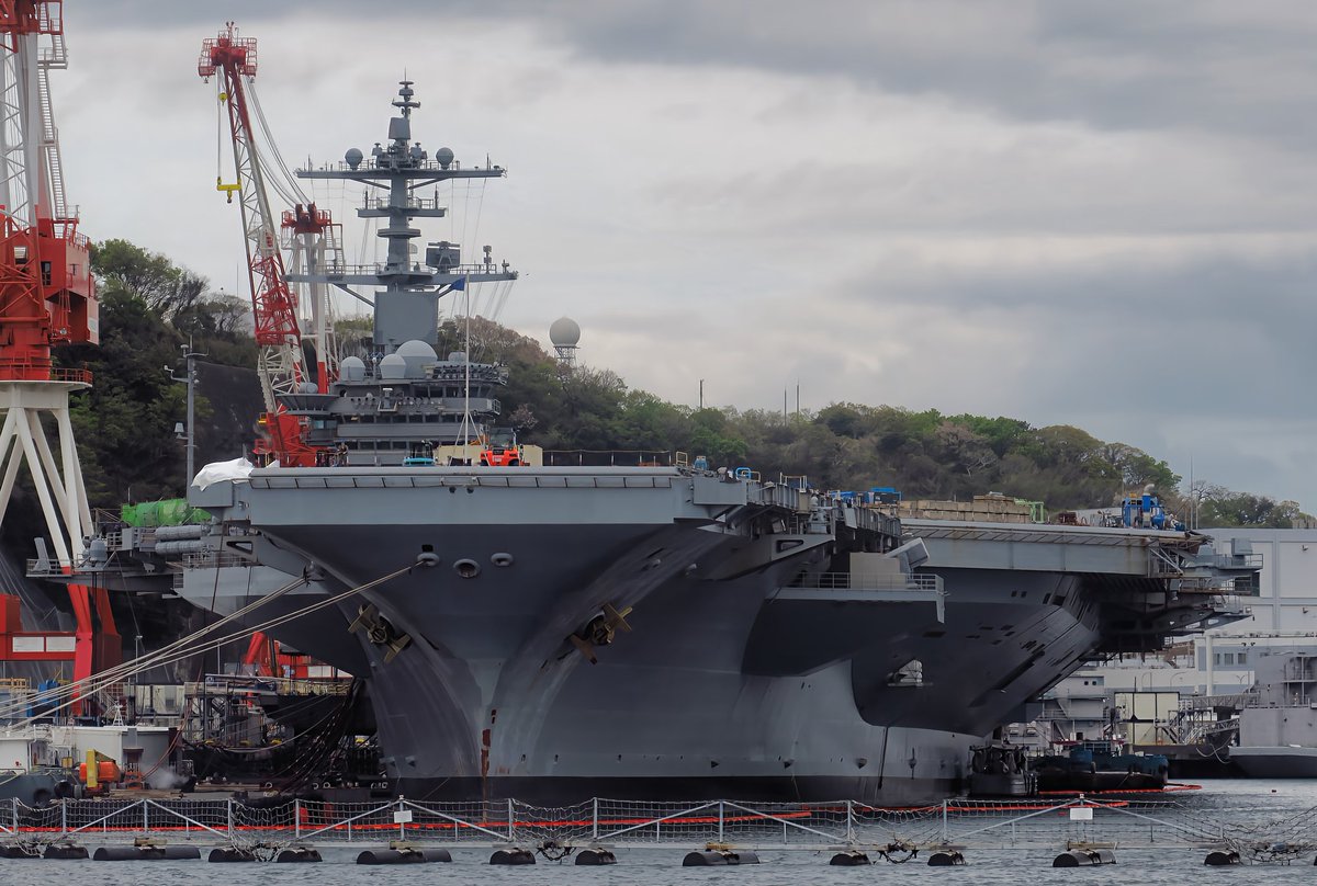 04/09/2026 米海軍横須賀ベース 原子力空母ジョージ・ワシントン(USS