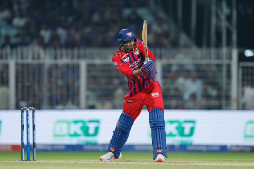 Mukul Chaudhary, what a hitting 🔥
<a href="/LucknowIPL/">Lucknow Super Giants</a>

#Lucknow #IPL #LSG
