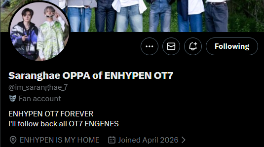 let's support the small accounts bc many are getting suspended! we shouldn't let the ot7 accs get suspended

follow <a href="/im_saranghae_7/">Saranghae OPPA of ENHYPEN OT7</a>  <33

#ENHYPEN_Is_Forever_sevEN #BOYCOTT_BELIFT_until_Change
