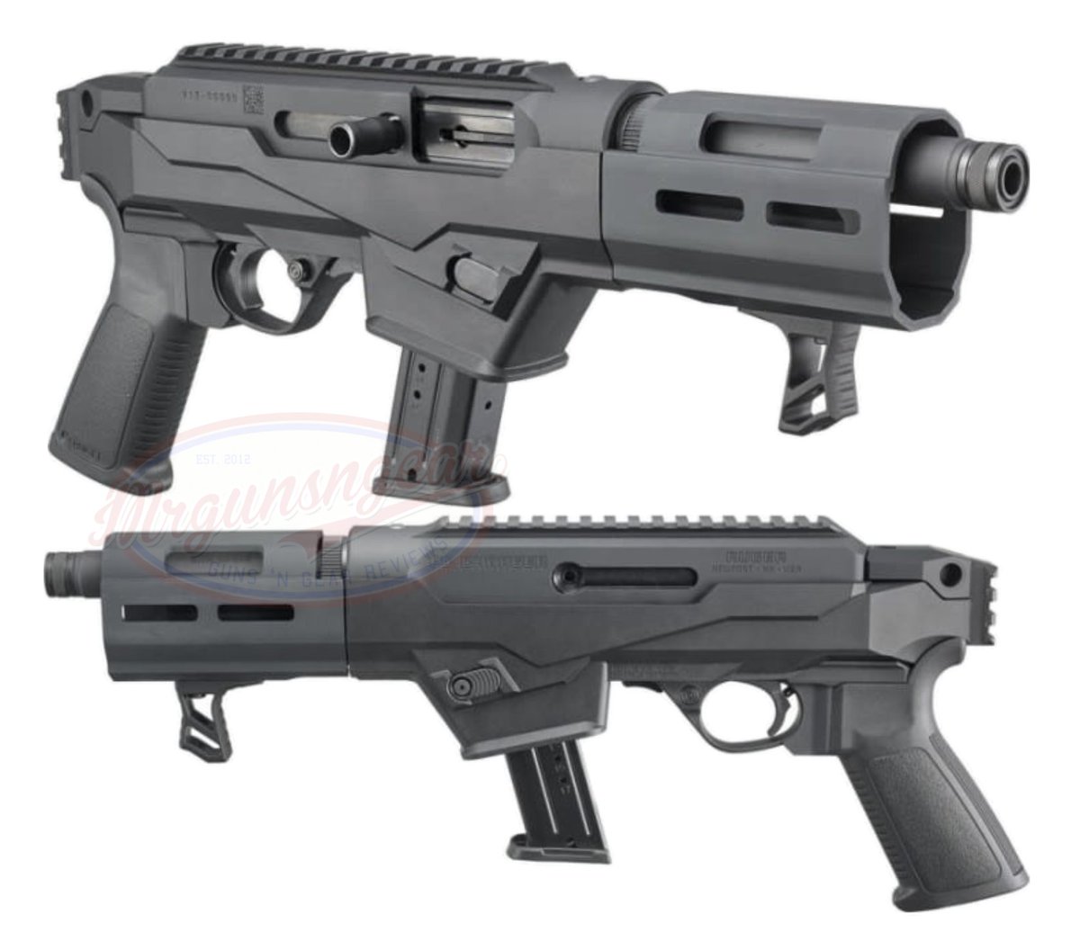 Mrgunsngear's tweet image. Ruger PC Charger takedown pistol with 6.5'' CHF 9mm threaded barrel, MLOK handguard, Glock &amp;amp; Ruger pattern magwells, and 1913 brace/stock adapter for $649 currently here: mrgunsngear.org/4t5pNrY

#Brace #PCC #backpack