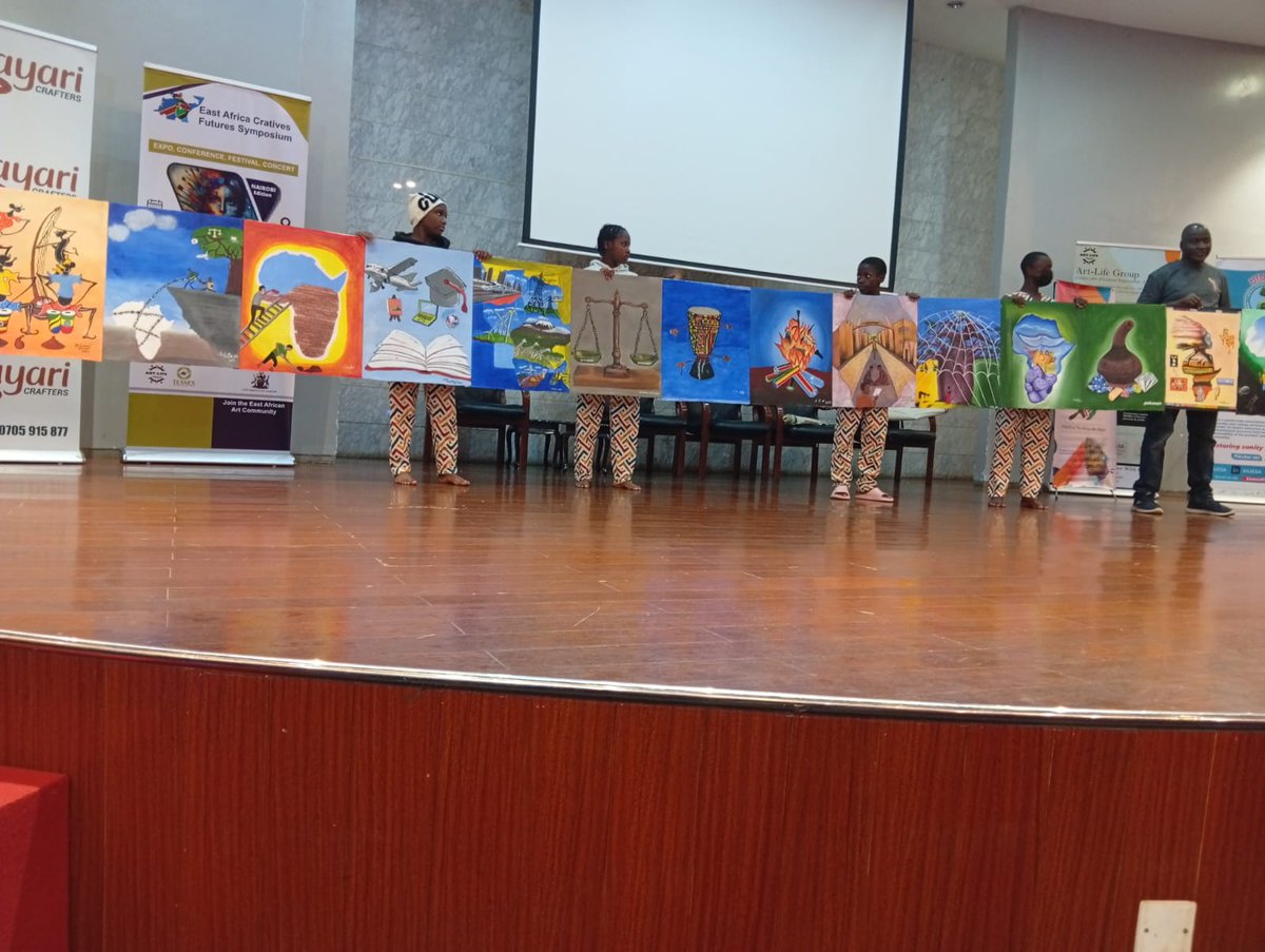 k_iuesa's tweet photo. Day 2/3 of the East Africa creative future symposium hosted by #KIUESA in collaboration with @TEANEXafrica and other collaborators. Kindly pass by tomorrow @uonbi as we finish the conference with a bang! https://t.co/OtnARFVmO8