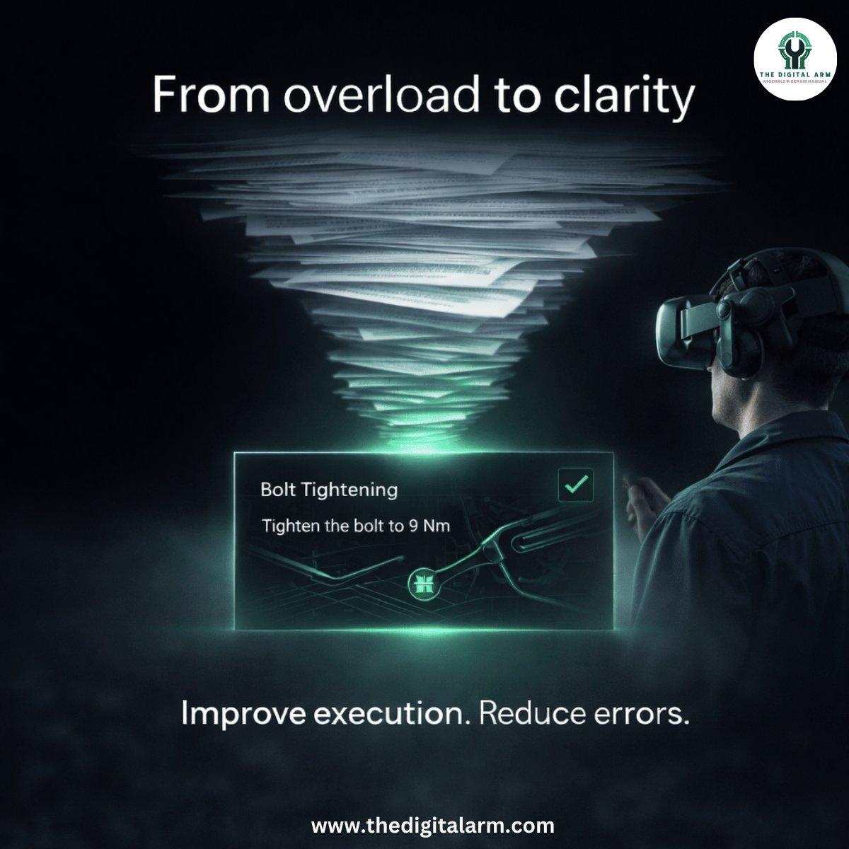 TheDigital_ARM's tweet image. From overload
to clarity.
👉 Request a demo
ceo@thedigitalarm.com | thedigitalarm.com

🔗 Apply here

linkedin.com/posts/the-digi…

#ARVR #FutureOfWork #DigitalTransformation