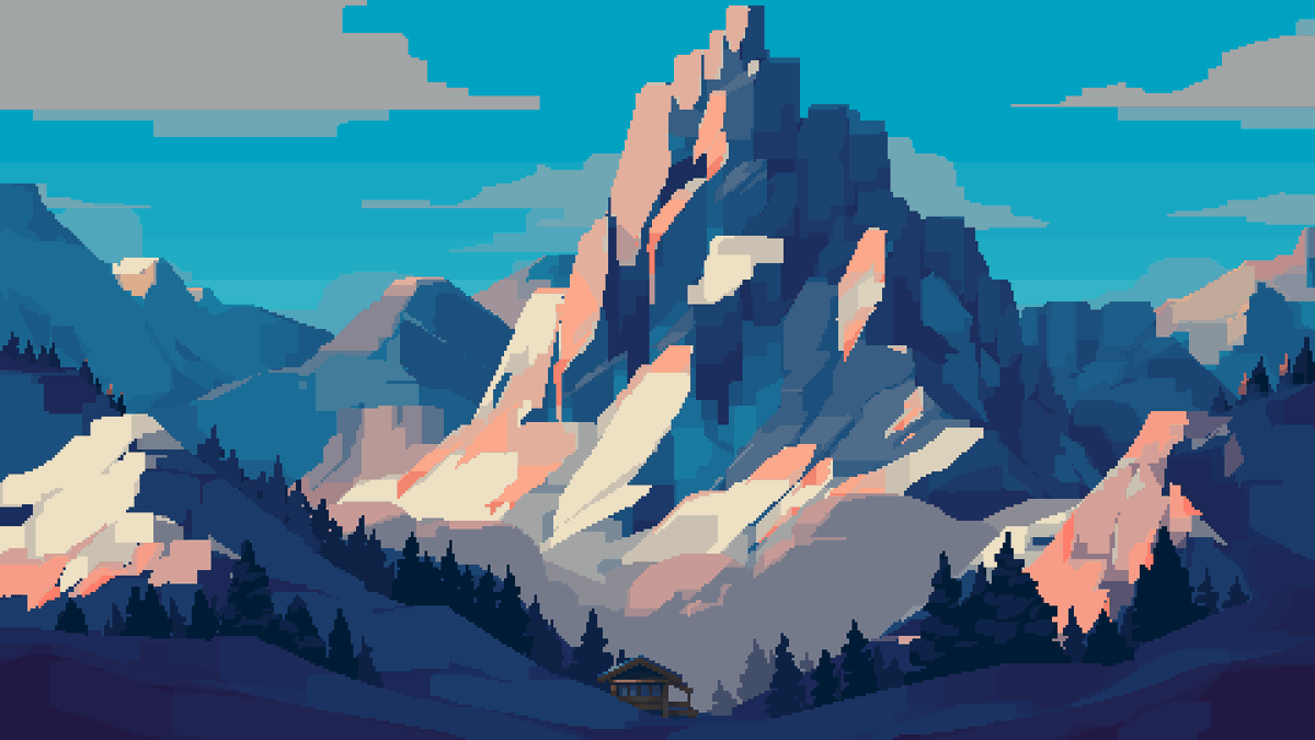 UnfuneralOD's tweet image. There will be many landscapes in the near future 😊

#practice #pixelart #gamedev