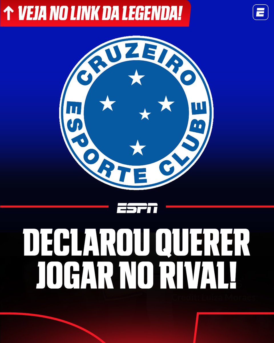 ESPNBrasil's tweet image. Jogador do Cruzeiro fala em 'sonho' de defender rival; VEJA 👉 buff.ly/zWHHj4j 

#FutebolNaESPN #Cruzeiro
