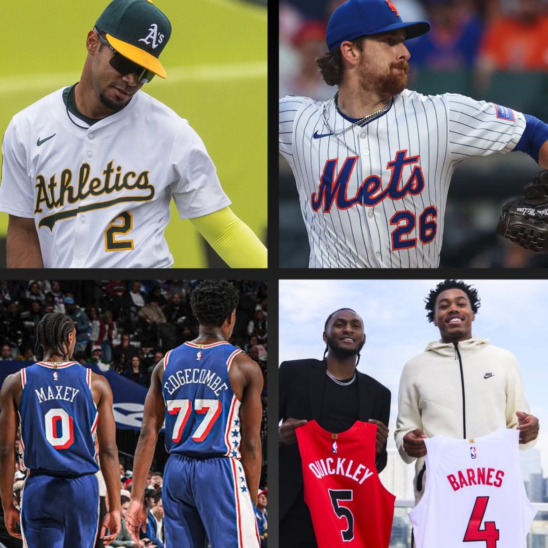 FrannysPlays's tweet image. $25 To A Random ❤️ When We Sweep! 

Profitable In 19/L22 Days 🔥

Thursday MLB + NBA Slate ⬇️

Darell Hernaiz “U” 0.5 Hit (+101)
#Athletics 
Nolan McLean “O” 15.5 Pitching Outs (-125)
#LGM 
Toronto Raptors -3.5 (-105) 
#WeTheNorth 
Philadelphia 76ers +4.5 (-118) 
#76ers 

Posted