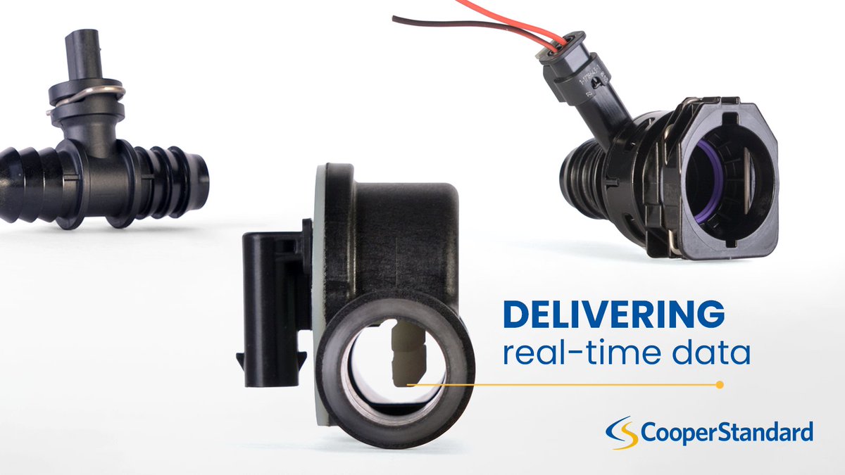 CooperStandard's tweet photo. Today’s vehicles demand more dynamic and precise control in their thermal management systems, and Cooper Standard’s line of sensing technologies deliver the real-time data needed to manage battery temperatures, support motor, inverter and electronics performance, and protect long-term durability.

Our new Coolant Flow Meter pushes thermal control even further, delivering real-time flow insight that helps protect critical components and optimize efficiency across the entire cooling loop. Engineered for compact battery and hybrid vehicle packaging and designed for minimal pressure loss, it delivers a smarter, more efficient way to keep modern mobility running at peak performance.

🔗 Learn more about our fluid sensing technologies: https://t.co/cwlWkCqS8C

#WeAreCooperStandard