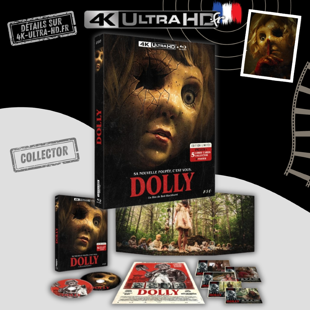 4KultrahdFR's tweet image. 🔄 Mise à jour de notre fiche 4K – « 𝗗𝗢𝗟𝗟𝗬 » 🇫🇷  

📀 Collector ➡ 4k-ultra-hd.fr/film/dolly-4k-…

ℹ️ #collector 4K + 2 Blu-ray + Cards + Poster
📆 Sortie prévue : 05 Août 2026
🎬 film d’horreur américain réalisé par Rod Blackhurst

#4KUltraHD #BluRay4K #4KultrahdFR