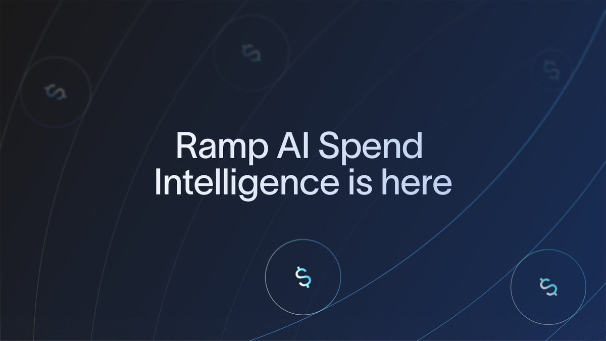 tryramp's tweet photo. Tokenmaxxing teams of the world: you once were flying blind. But now, you can soar with infrared vision.

Please receive this gift of Ramp AI Spend Intelligence. Use it to track all your AI spending in one platform.

Early access now available to all Ramp customers. https://t.co/hVWOxpFofP