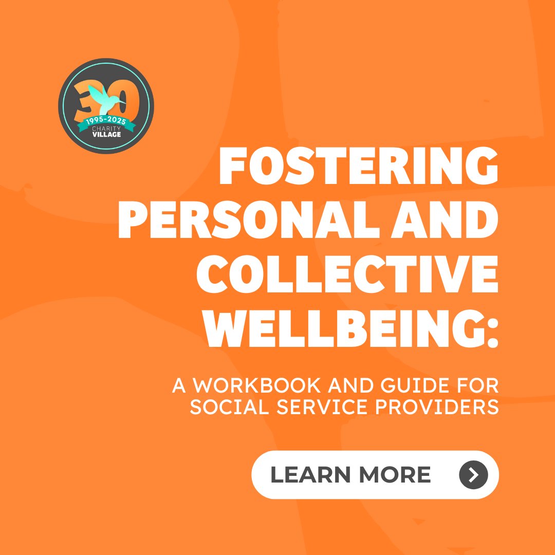 CharityVillage's tweet image. The Fostering personal and collective #wellbeing: A #workbook and #guide for social service providers explores what it means to cultivate wellbeing personally, as a #SocialService provider in the nonprofit sector, and collectively at our organizations. 🔽
okt.to/c2qBb4