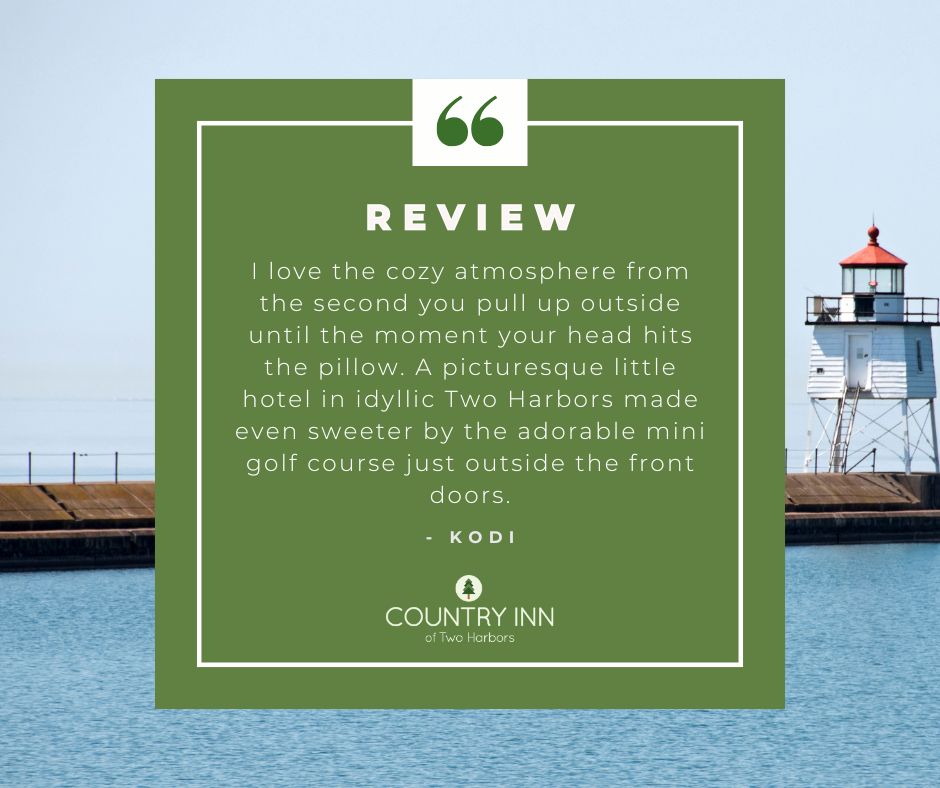 CountryInnTH's tweet photo. We’re so happy to hear our guests enjoy the North Shore as much as we do! Whether it’s a weekend getaway or a longer stay, Country Inn of Two Harbors is ready to welcome you.

https://t.co/aY9sZCj6Aw  

#TwoHarborsMN #CountryInnTwoHarbors #NorthShoreMN #GuestReview #SpringUpNorth https://t.co/z3cVA6Wa3a
