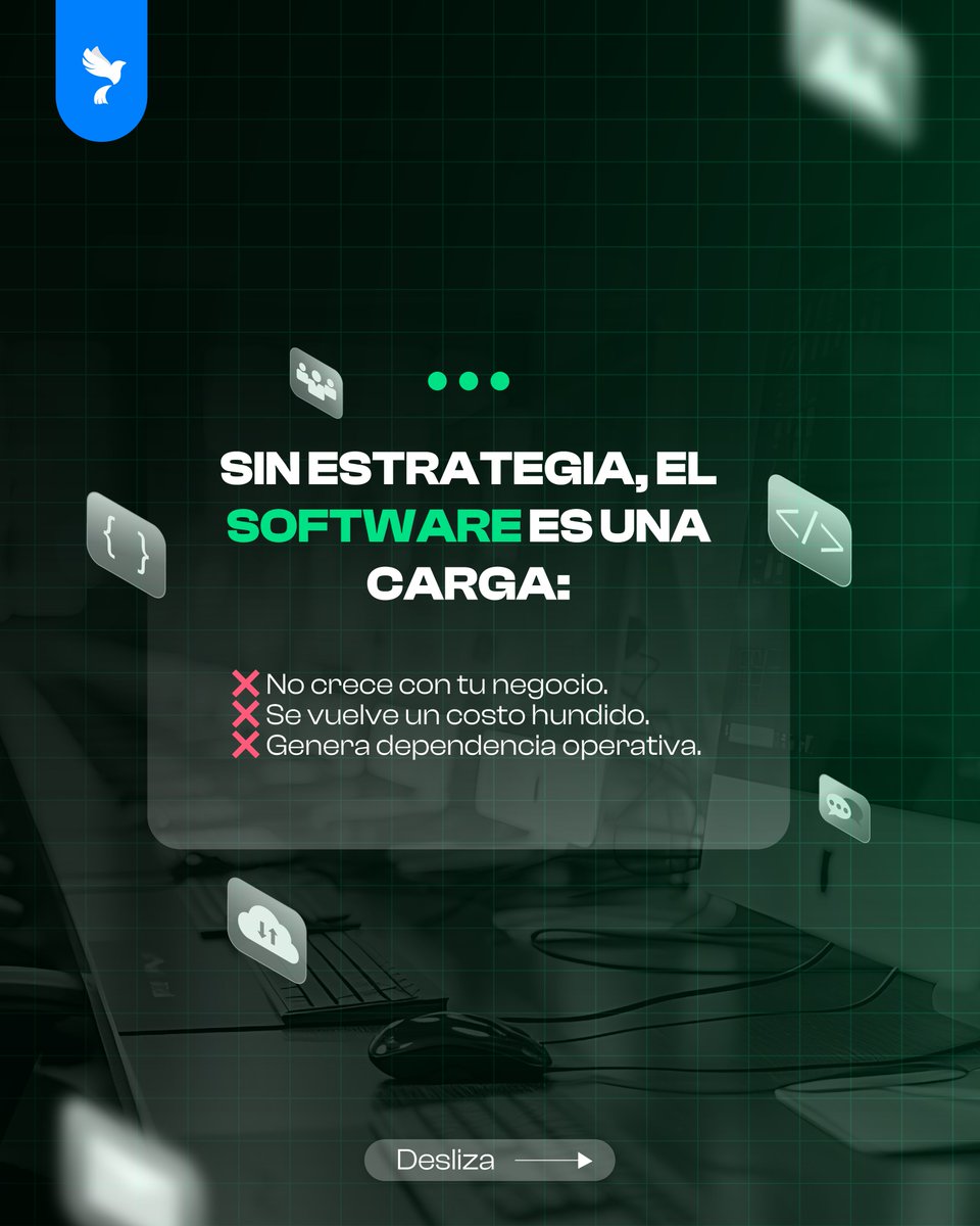 grupolinktic's tweet photo. ¿Tu software resuelve problemas o crea nuevos? 💻🤔

En la Fábrica de Software de LinkTIC no empezamos con código; empezamos con estrategia para crear activos, no gastos. El software potente es el que resuelve lo correcto. 🚀

🔗 Eleva tu nivel aquí: 👇 https://t.co/DOHbPFWYm7 https://t.co/BZefsn2Ls5