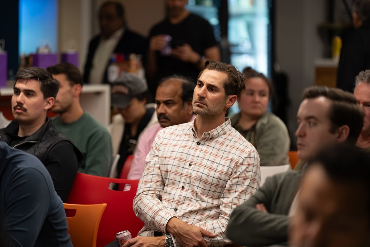 youdotcom's tweet photo. #YouCode Forum SF was a vibe 🔥

Engineering leaders from @YouDotCom, @Handshake, @TikTok, and @Databricks in one room talking agentic AI—not theory, but what's actually shipping.

We may have run out of snacks but we never ran out of things to talk about. 🥪

More coming soon 👀 https://t.co/ZT6dFgLPYZ