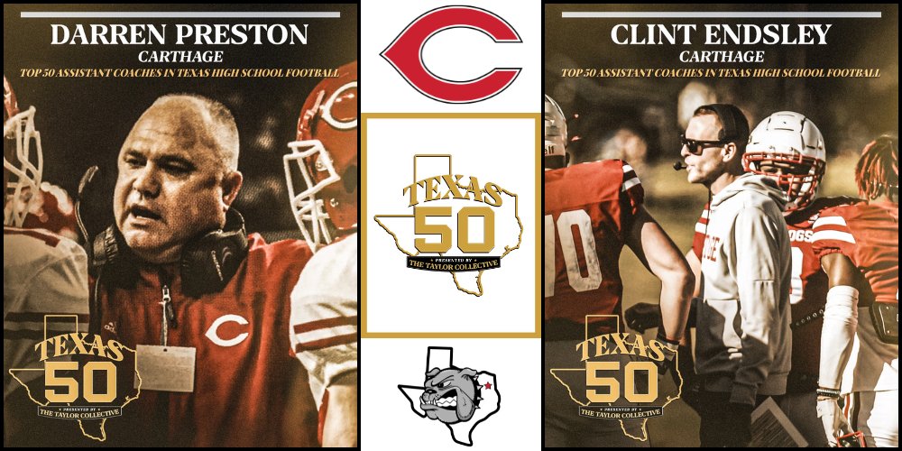 CarthageHS's tweet photo. Carthage ISD Celebrates Endsley, Preston Named to Inaugural Texas 50 https://t.co/UnIlAl7ehW https://t.co/WOwg2wn3DZ