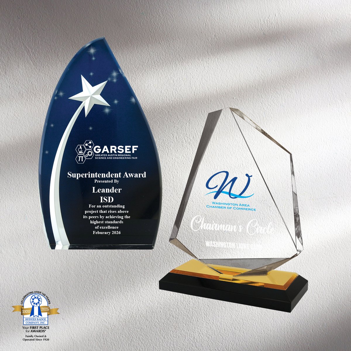 hodgesbadge's tweet photo. 🏆 Engraved or Full-Color Acrylic Awards - Which Is Right for Your Event? 
From timeless elegance to bold, eye-catching designs, acrylic awards offer something for every occasion. ✨ 

👉 https://t.co/56rkXK9TPS

#Awards #RecognitionMatters #MadeInUSA https://t.co/g3bOYtrNAP