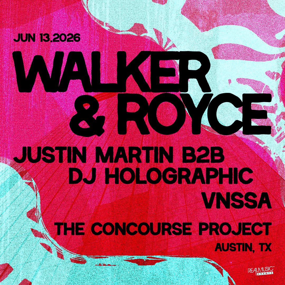 concourseproj's tweet photo. JUST ANNOUNCED 🔊 We’ve got a stacked lineup coming thru on June 13th ft. @WalkerAndRoyce with @justinmartin b2b DJ Holographic and @VNSSAmusic ✈️ 

Sign up for presale:  https://t.co/znBfAYGnpU

▪️ Presale: 4/14 @ 12pm CT 
▪️ General on sale: 4/15 @ 12pm CT https://t.co/p6YsDO9R1I