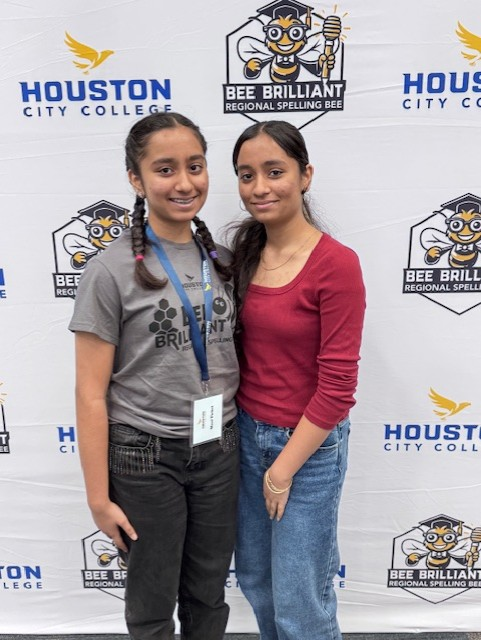 PearlandISD's tweet image. Big congratulations to Berry Miller Junior High 8th-grader Annika for her awesome performance at the Scripps Regional Spelling Bee! She advanced  to Round 6! 
💙📖

#BuildPearlandProud #SpellingBee #StudentSuccess #BerryMillerJuniorHigh