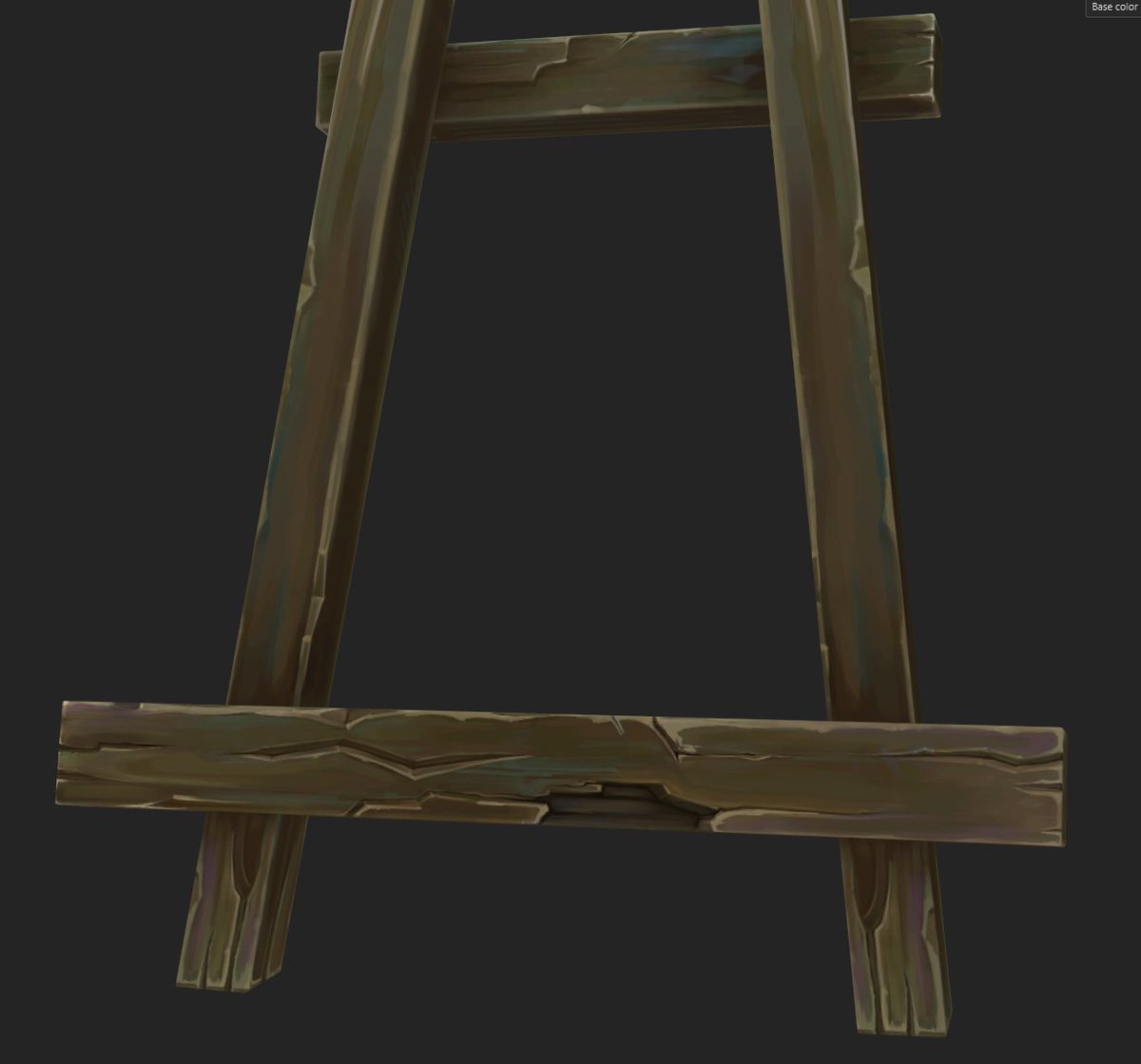 progjent's tweet image. Worked more on this, still WIP. Arcane style easel✨

#handpainted #3dmodel #arcane
