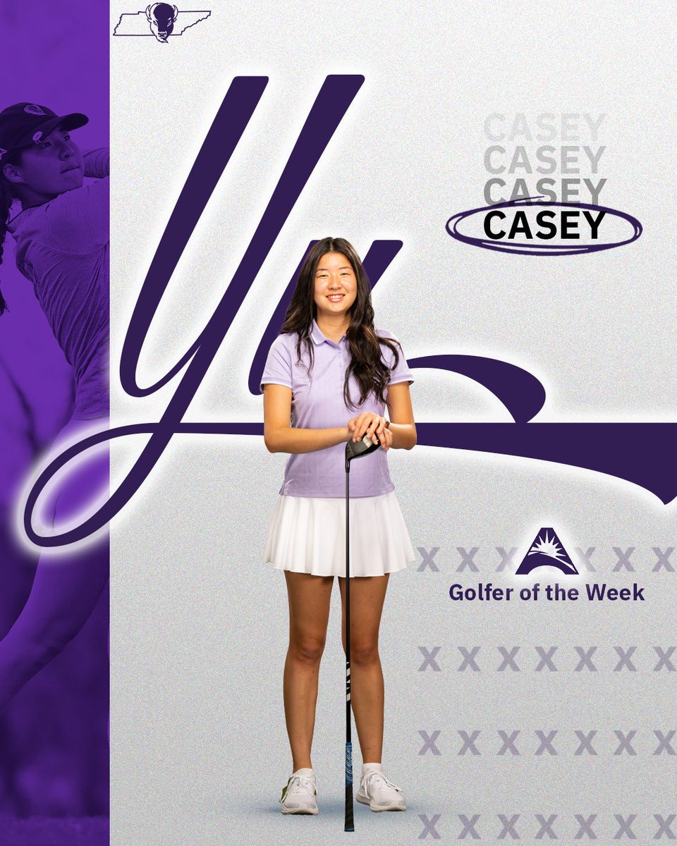 LipscombWGolf's tweet photo. Casey is the final ASUN Women's Golfer of the Week this season! 

#IntoTheStorm ⛈️ | #HornsUp 🤘 https://t.co/stUpVu0chE