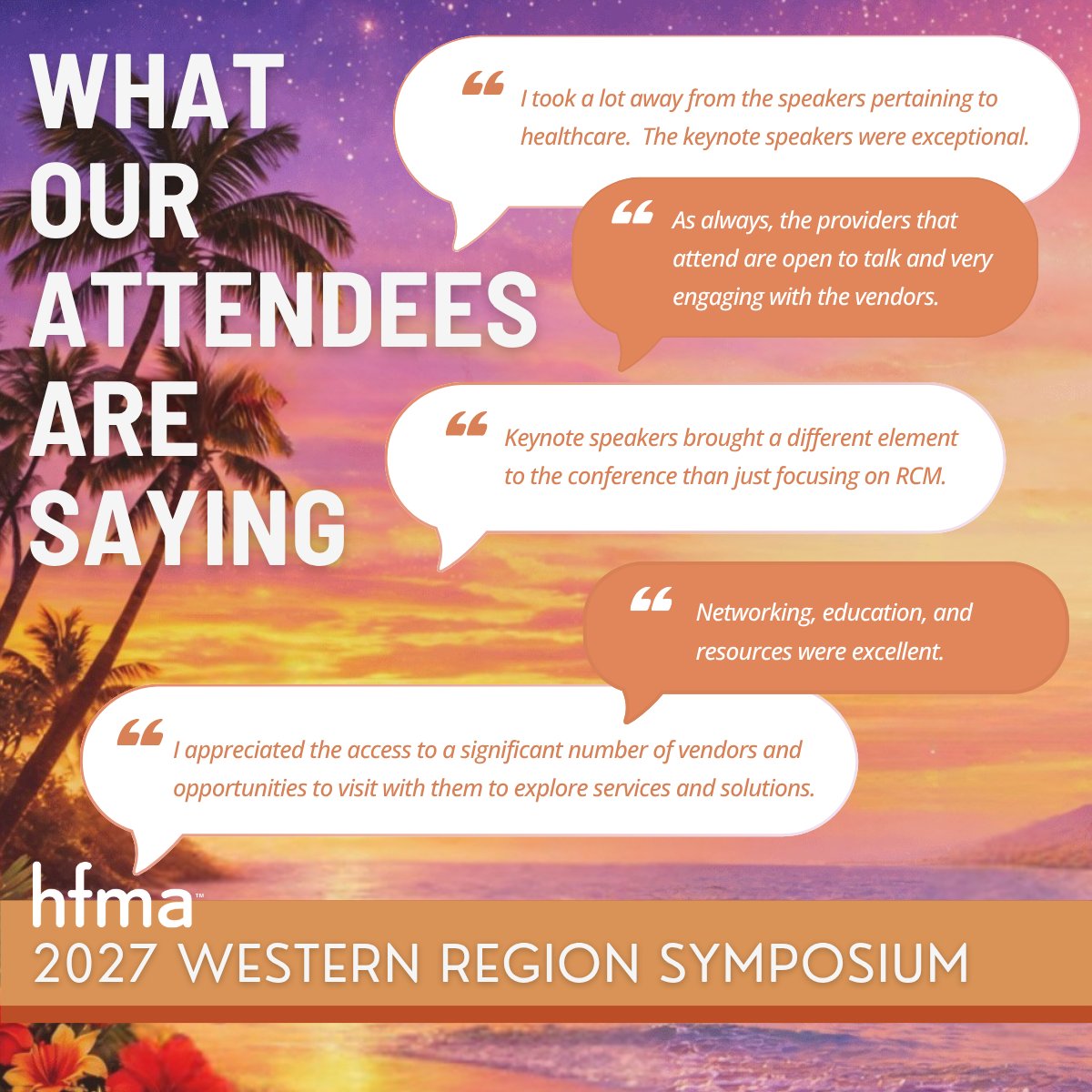 HFMA Western Region Symposium tweet media