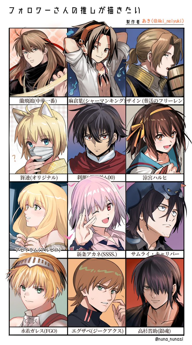 #フォロワーさんの推しが描きたい
リクエストありがとうございました～～～

去年的點圖終於畫完😇 