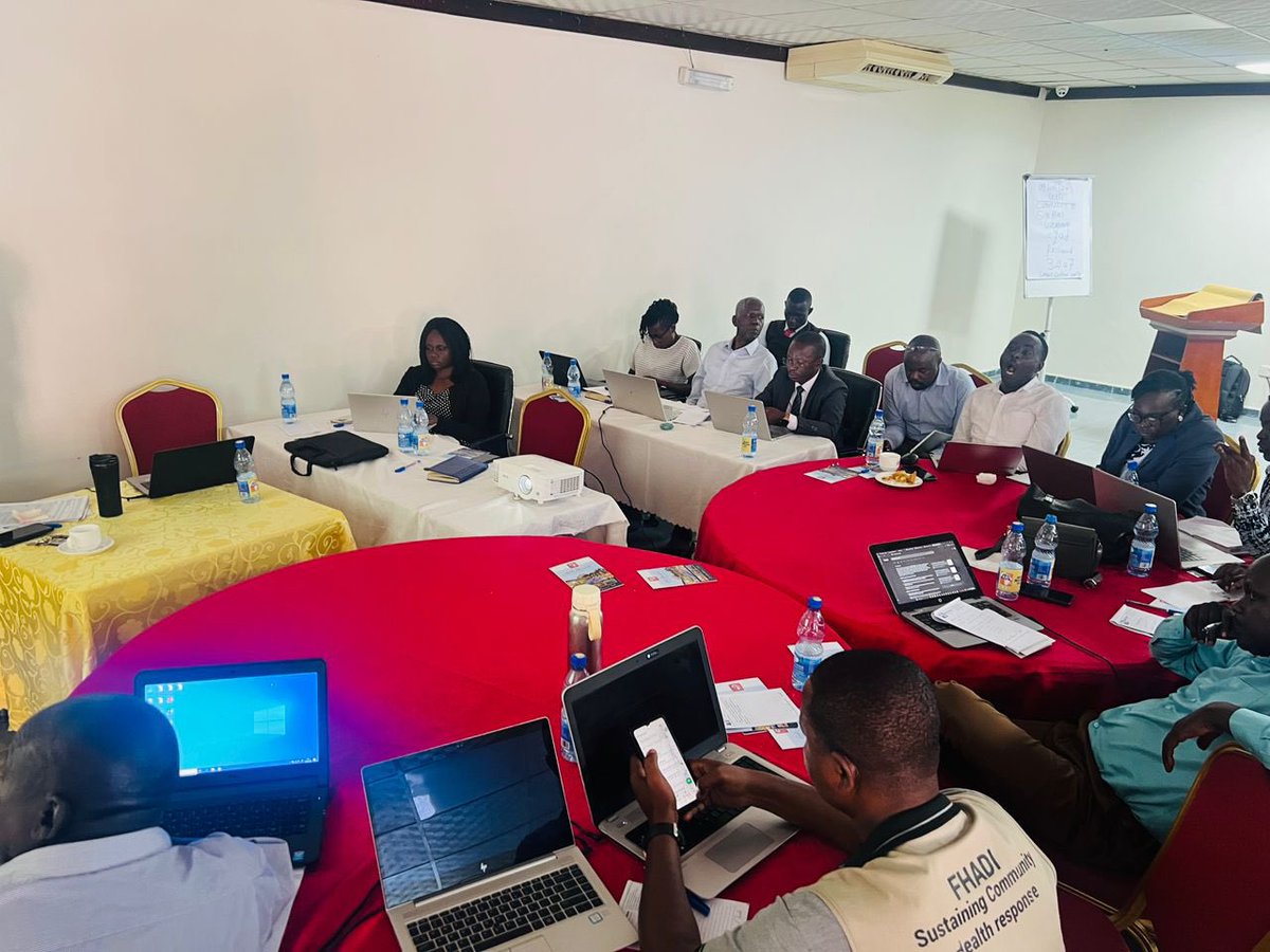 adphauganda's tweet photo. Our ED, @MusisiR55275751 is participating in the GC8 proposal writing process organized by @TheGFUCCM.
This engagement strengthens community-led responses, advances health outcomes, and promote inclusion of persons with disabilities in planning. #ADPHAUganda #GC8 #Inclusion #MOH https://t.co/7X0TKUyqdR