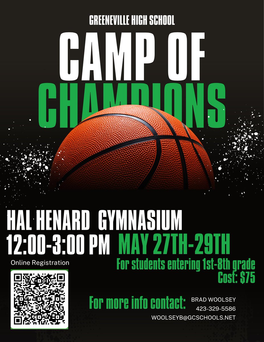 GHSHoops's tweet photo. The Camp of Champions is coming up in May!!  Sign up form:  https://t.co/ED7YX7HVqh https://t.co/mSLIOnuEgm
