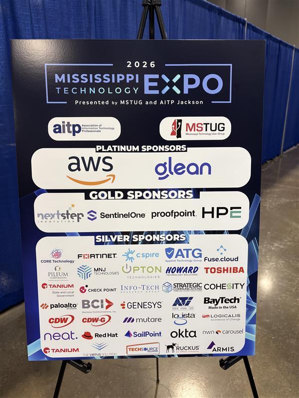 Attending Mississippi Technology Expo today? 👋Stop by and say hello to our colleague <a href="/Emily/">Emily Price</a> Buschmann McCarron. Looking forward to seeing everyone.
#MSTechExpo #MississippiTech #Cybersecurity