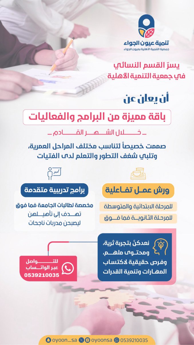 تنمية عيون الجواء tweet media