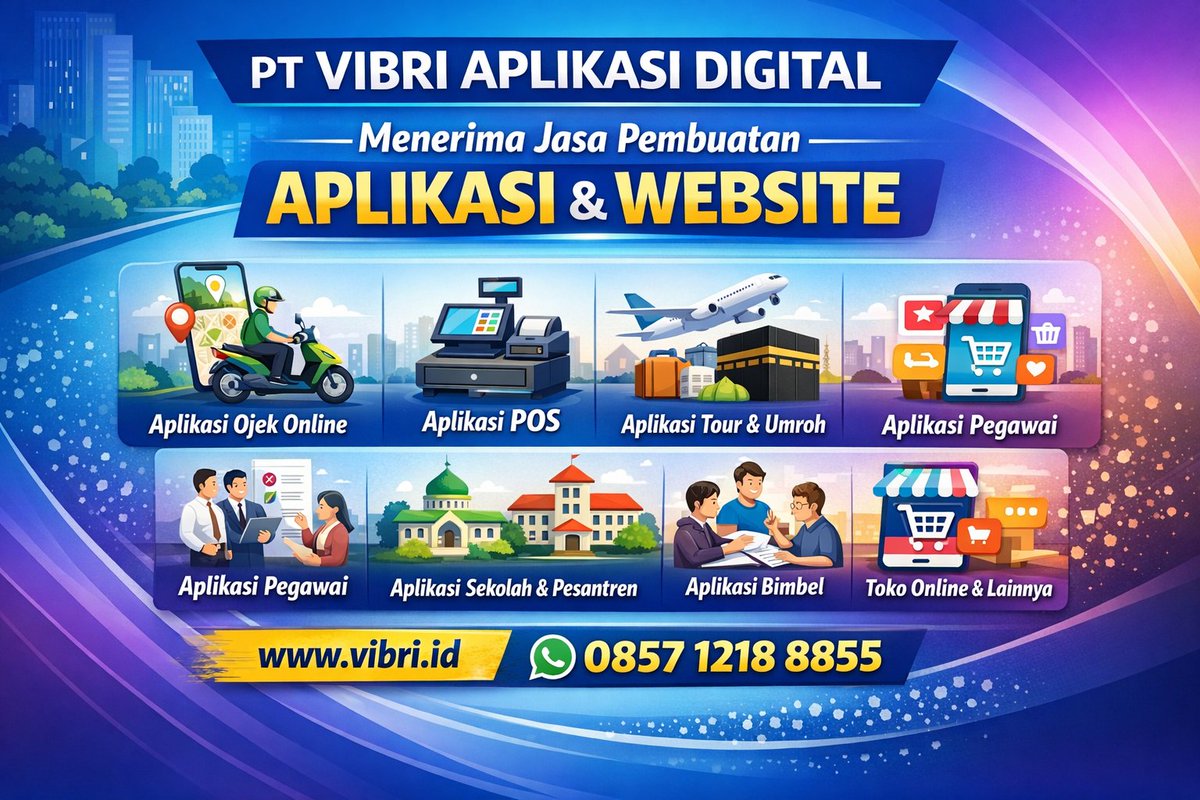 vooamd's tweet photo. PT VIBRI APLIKASI DIGITAL
Menerima jasa pembuatan web dan aplikasi.

https://t.co/BdQQq9HrHu
Whatsapp 085712188855 https://t.co/GhzH1YFGhl