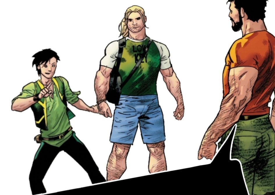PrettiestThor's tweet photo. hercules to thor and loki https://t.co/YeBrQdFYqx