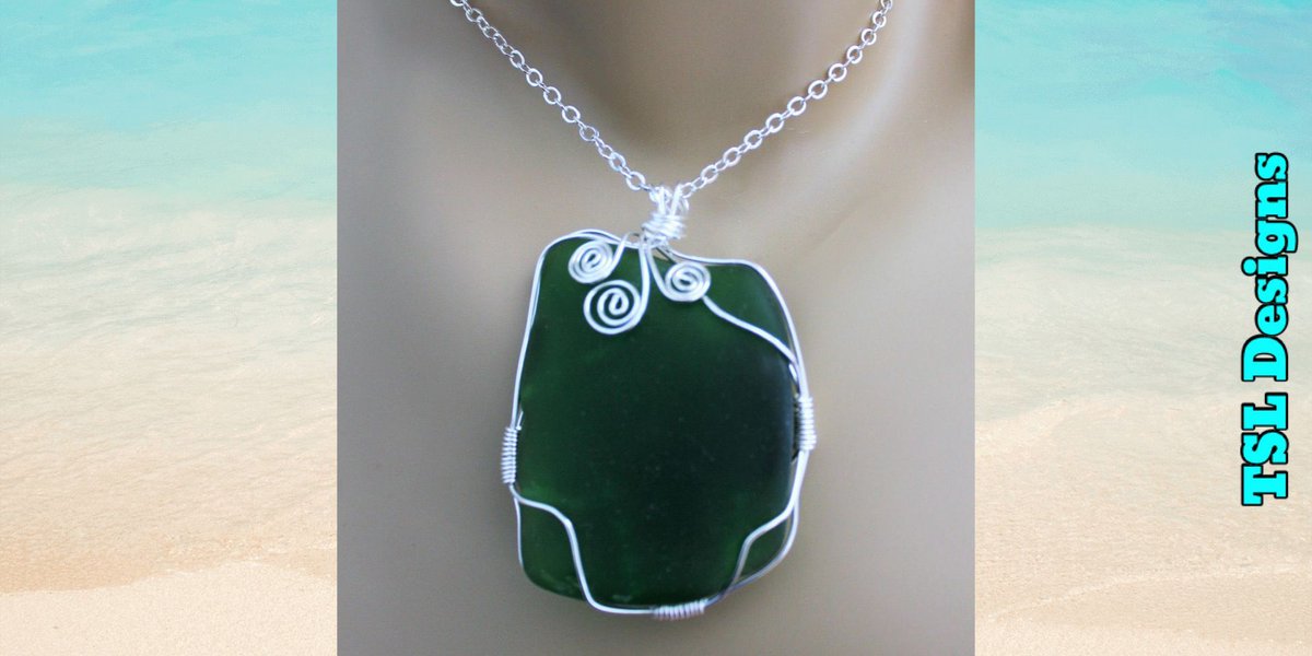 bythebeach1214's tweet image. 🌊 Bring a touch of the ocean wherever you go with this genuine large green sea glass pendant. Paired with a sterling silver chain, each piece is beautifully unique—just like the sea itself.
buff.ly/3E5Hy0y
#SeaGlass #BeachJewelry #HandmadeJewelry