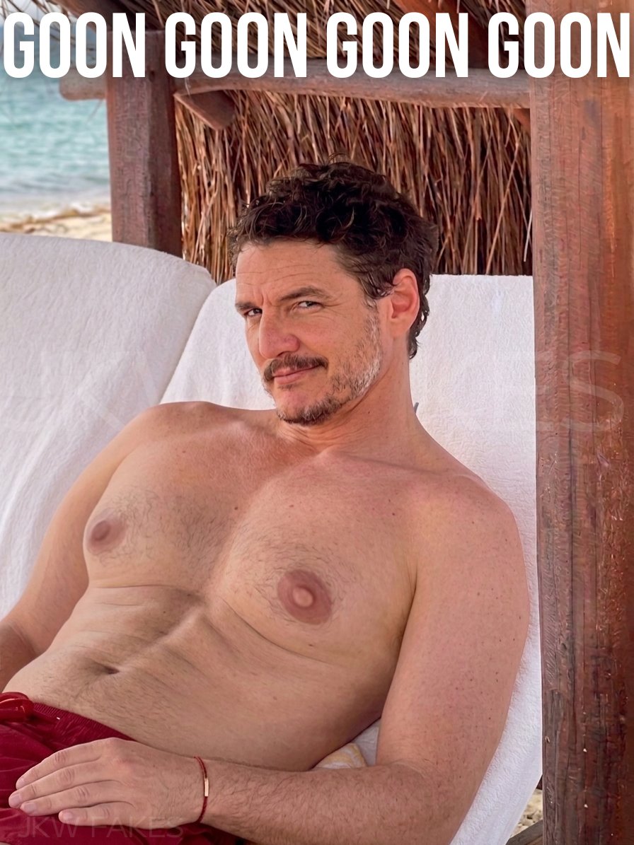 JKWgooner's tweet photo. Who doesn't love daddy Pedro Pascal? Goon and cum to his body and nipples, be a good boy for him...

#gayfakes #fakesporn #pedropascal #gooner #gaygoon #porncap #gooncap #maleceleb #chudai #gayporn https://t.co/y21XtRB5ZP