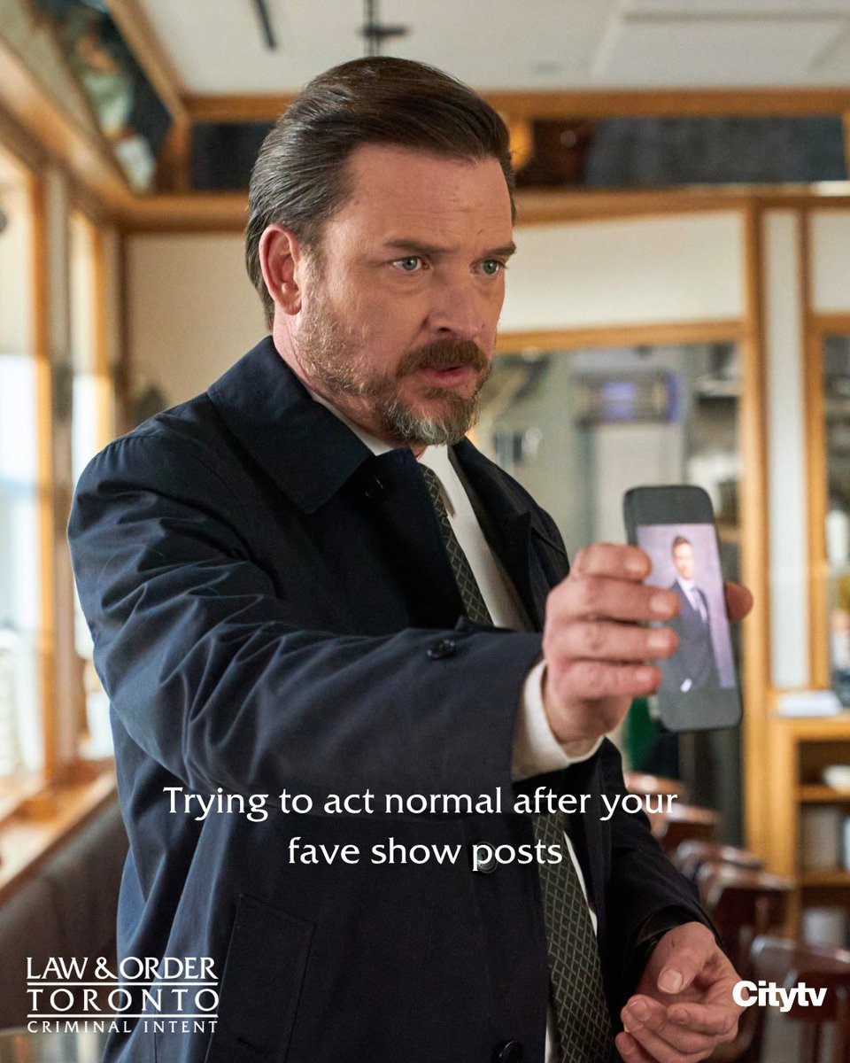 Law & Order Toronto: Criminal Intent tweet media
