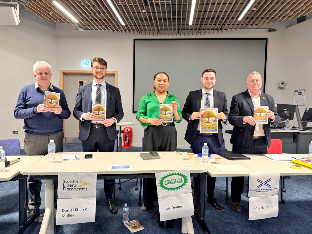 ScotHinduFdn's tweet image. Last night’s #Chai and #Hustings rolled into @UofGlasgow with the Student Hustings led by the Hindu Society, covered some serious ground. The students stepped up to challenge the status quo on:

#Edcation: Asking for a review and an end to the misappropriation of #Hinduism and
