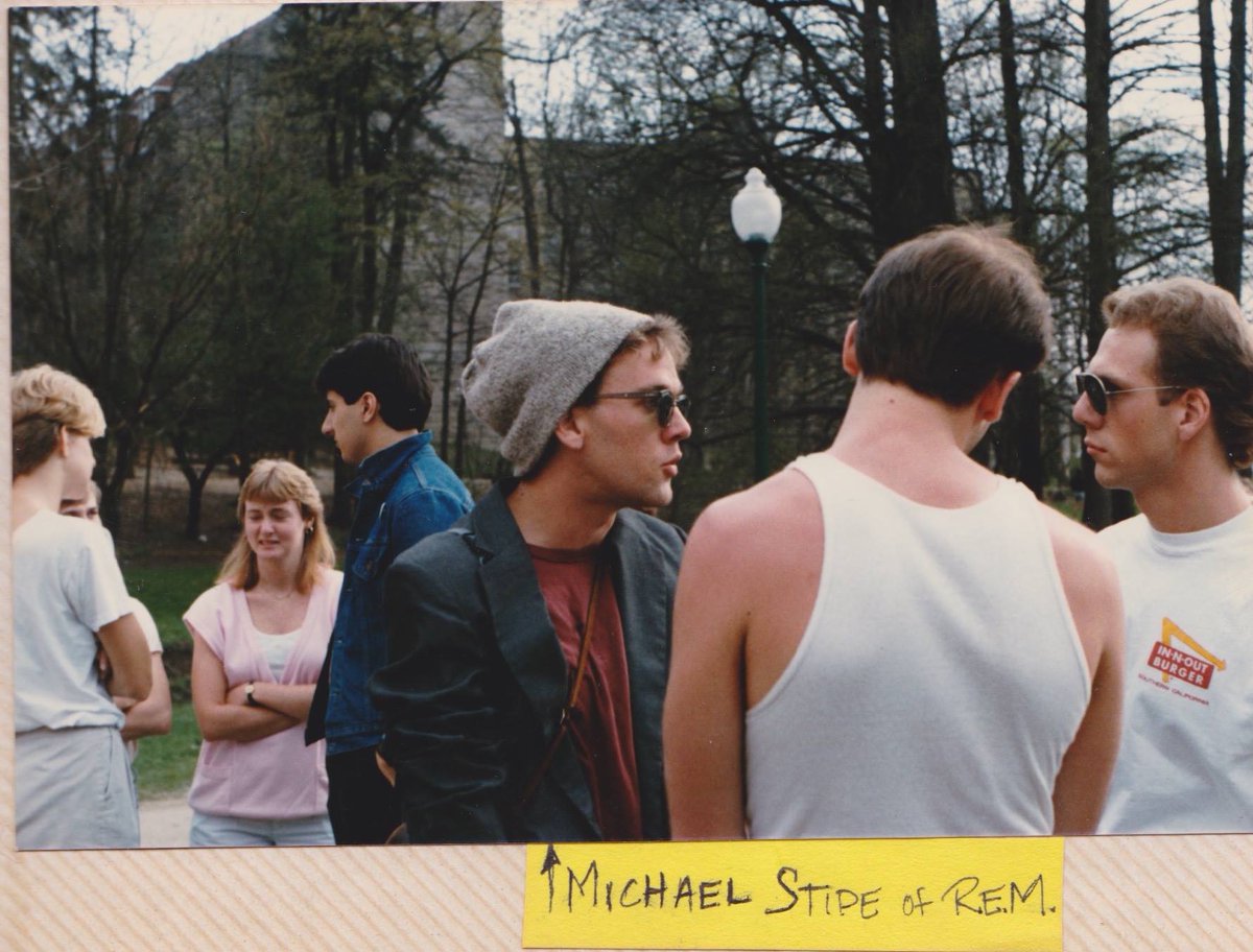 WIUX's tweet photo. The 40th year of Culture Shock is only 2 days away... #ThrowbackThursday of the first ever CS, back when WIUX was WIUS (also when Michael Stipe of R.E.M attended !) https://t.co/psVZq0Hk7k