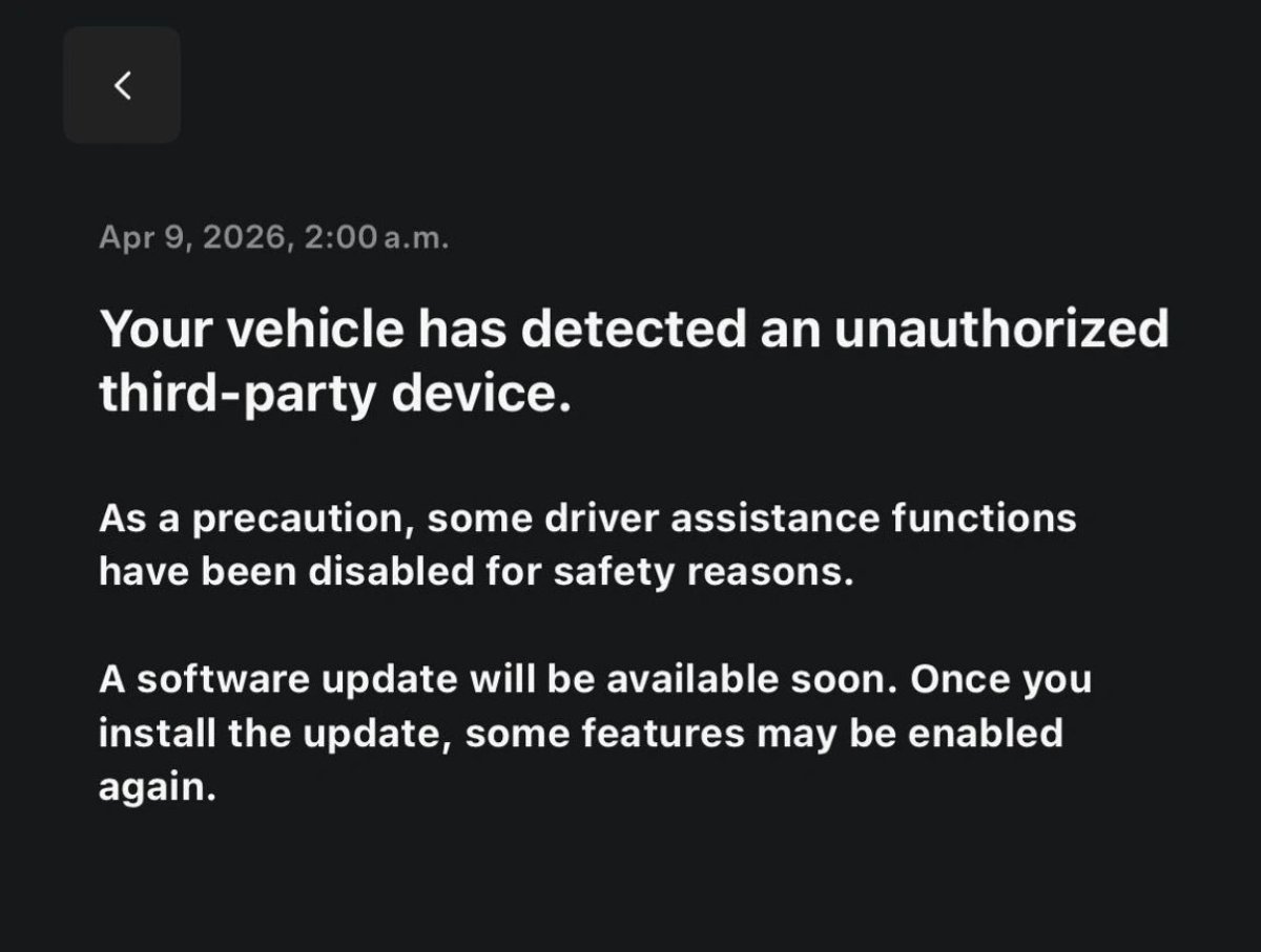 Not a Tesla App tweet media
