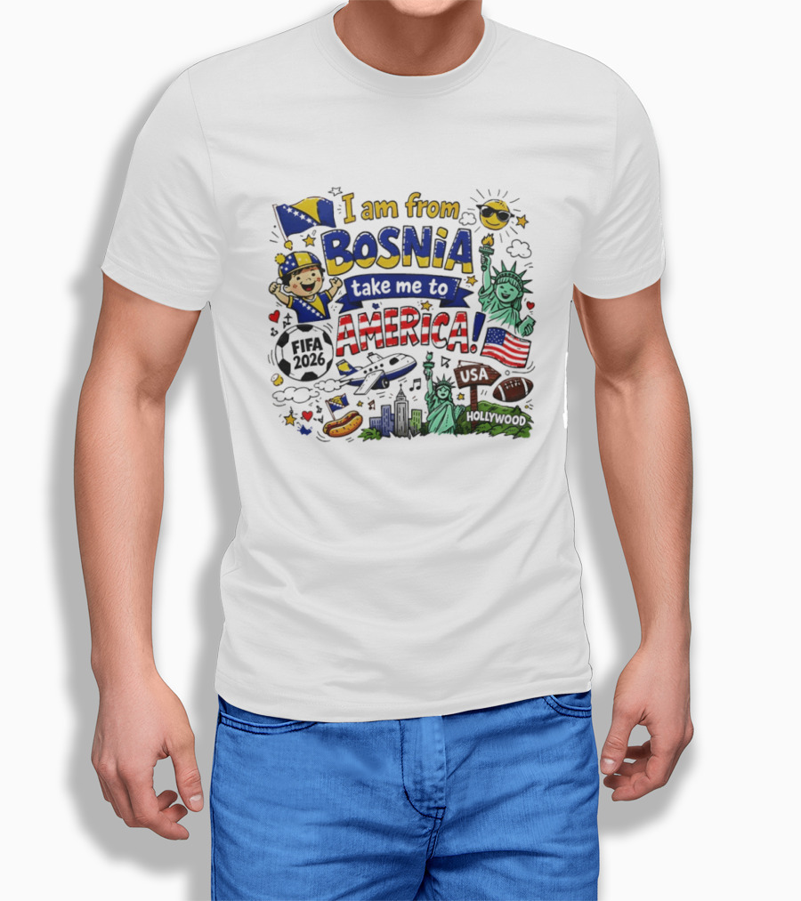 younesclothing's tweet image. Little piece of identity: This "I Am From Bosnia Take Me to America" tee feels like a bridge between cultures, especially with the FIFA World Cup vibes! younesclothing.com/product/t-shir…

#Bosnia #FIFA2026 #CulturalIdentity #YounesClothing