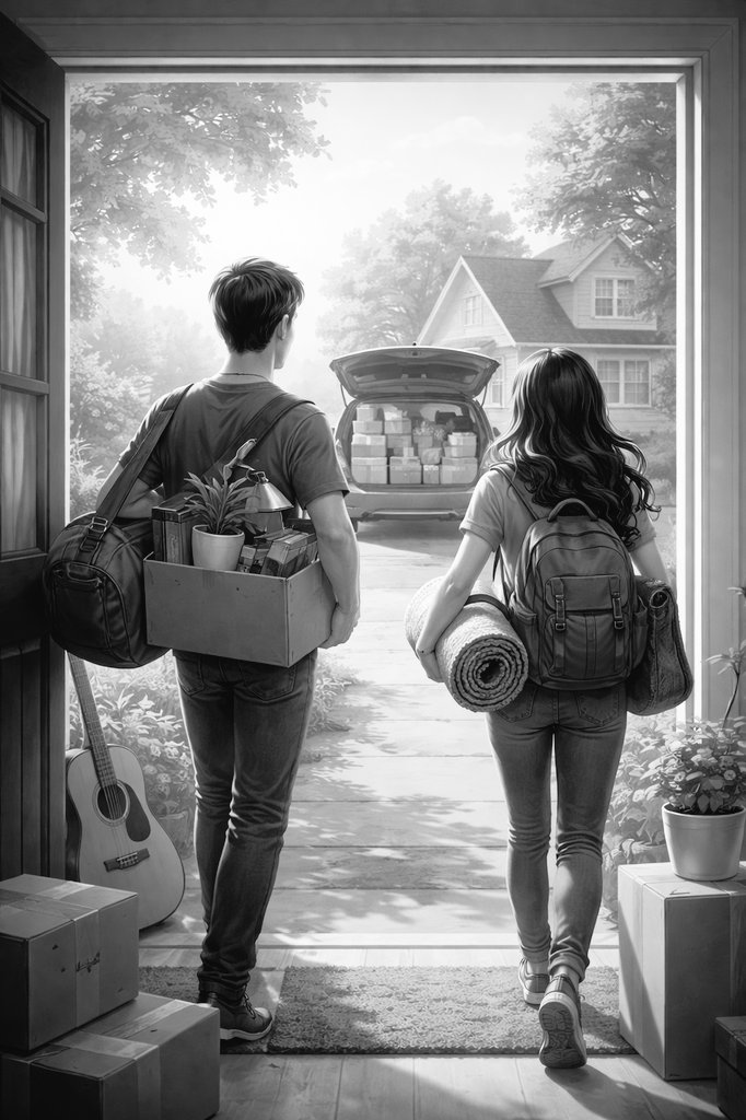 ruhinrhyme's tweet photo. #OurPoetryX @OurPoetryX
#Prompt  -Moving out-

Stepping beyond the familiar door,
carrying dreams we’ve nurtured before.
Plans in place, courage in hand—
now begins the life we’ve planned.
Trust the journey, let doubt fade out…
this is the moment—we #moveout. 🌱 https://t.co/8STDSIkYyv