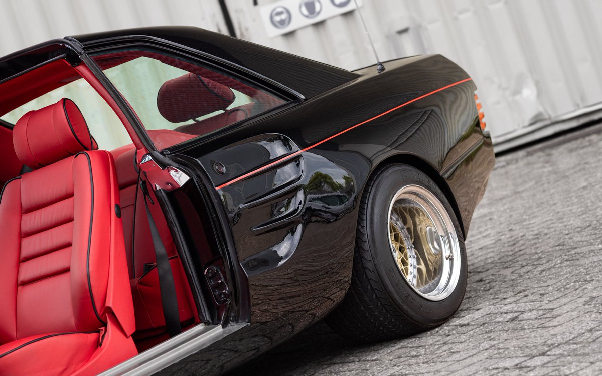 For sale. Very rare opportunity!
Mercedes 500SEC SGS Arrow C1 widebody
3 pieces made in Total with gullwing doors and only one made as Widebody.
8000km
Refreshed by SGS
Car was on the Gent Autosalon in 1985.
Asking € 475.000
Car is now displayed at the Retroclassic in Essen
Car