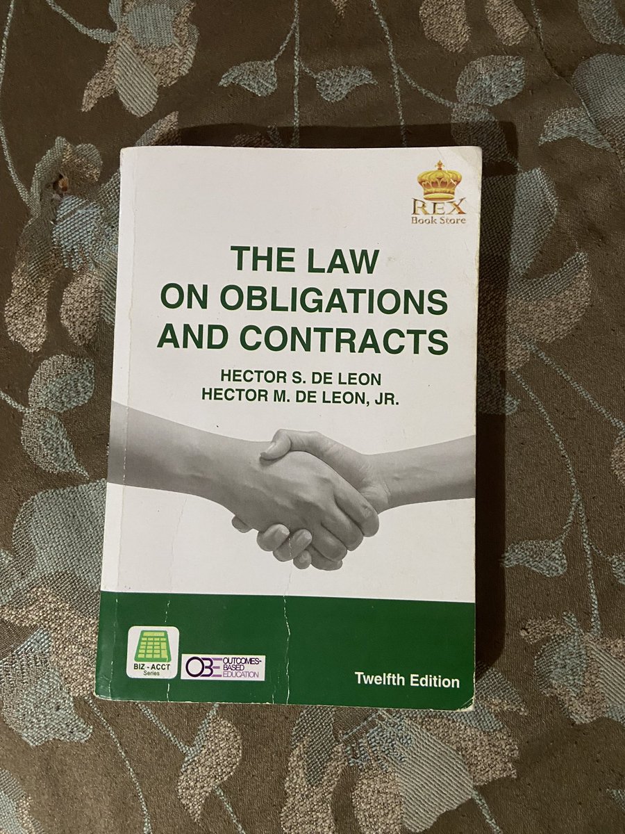 syezone's tweet photo. wts lfb oblicon book ph

The law on obligations and contracts book 

₱80 only PAYO https://t.co/eBJ09MUdur
