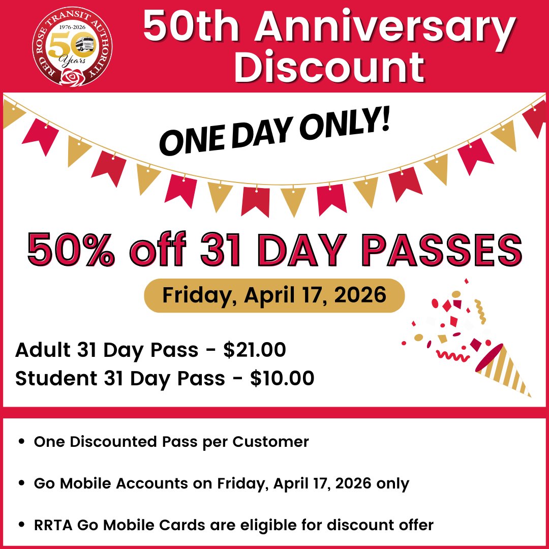 Red Rose Transit tweet media